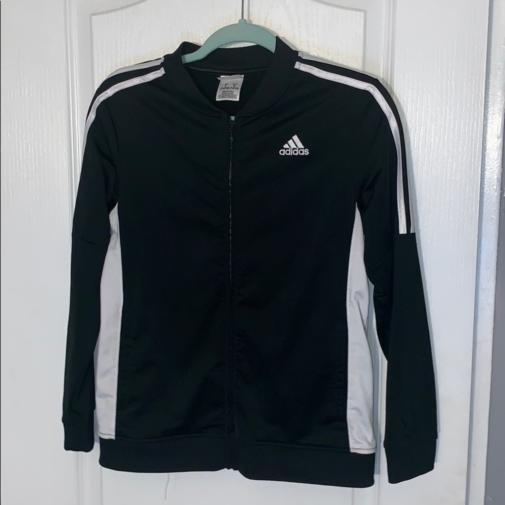 BLACK&WHITE ADIDAS JACKET